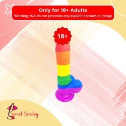 Rainbow non vibrating suction Realistic Non Vibrator RSNV-027